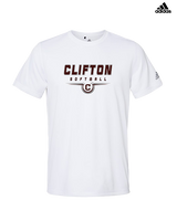 Clifton HS Girls Softball Design - Mens Adidas Performance Shirt
