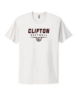Clifton HS Girls Softball Design - Mens Select Cotton T-Shirt