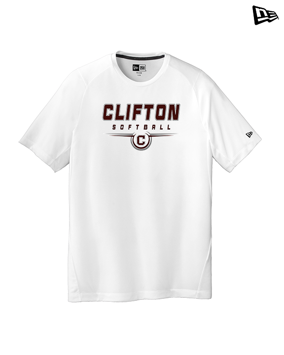 Clifton HS Girls Softball Design - New Era Performance Shirt