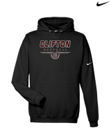 Clifton HS Girls Softball Design - Nike Club Fleece Hoodie