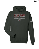 Clifton HS Girls Softball Design - Nike Club Fleece Hoodie