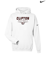 Clifton HS Girls Softball Design - Nike Club Fleece Hoodie