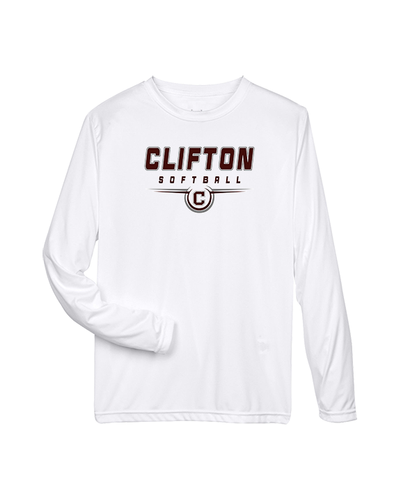 Clifton HS Girls Softball Design - Performance Longsleeve
