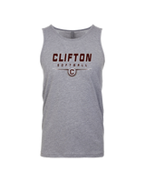 Clifton HS Girls Softball Design - Tank Top