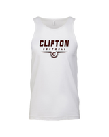 Clifton HS Girls Softball Design - Tank Top