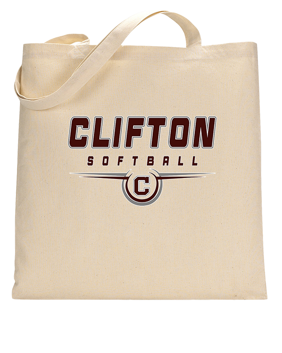 Clifton HS Girls Softball Design - Tote