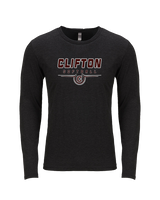 Clifton HS Girls Softball Design - Tri-Blend Long Sleeve