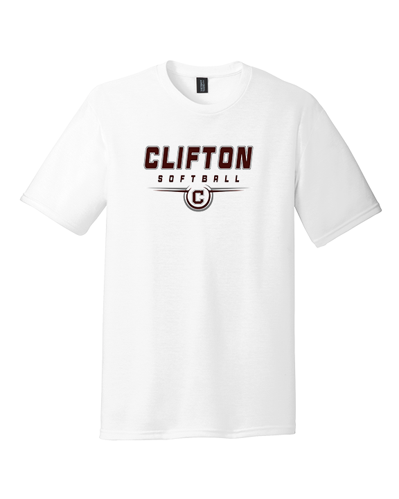 Clifton HS Girls Softball Design - Tri-Blend Shirt