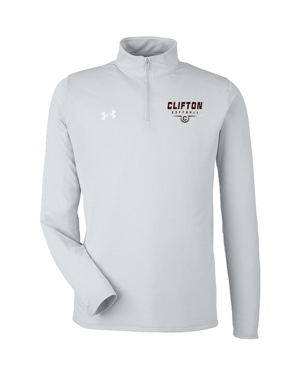 Clifton HS Girls Softball Design - Under Armour Mens Tech Quarter Zip
