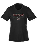Clifton HS Girls Softball Design - Womens Performance Shirt