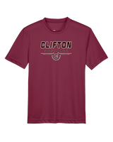 Clifton HS Girls Softball Design - Youth Performance Shirt