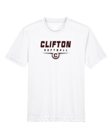Clifton HS Girls Softball Design - Youth Performance Shirt