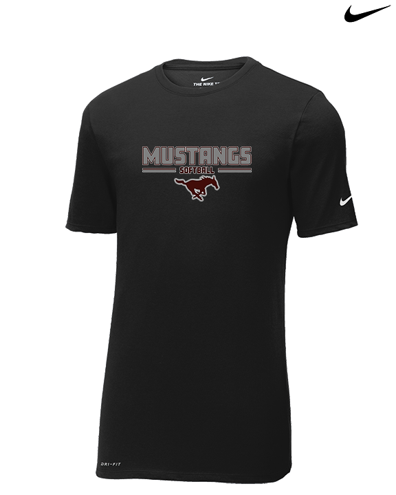 Clifton HS Girls Softball Keen - Mens Nike Cotton Poly Tee