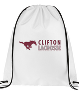 Clifton HS Lacrosse Basic - Drawstring Bag