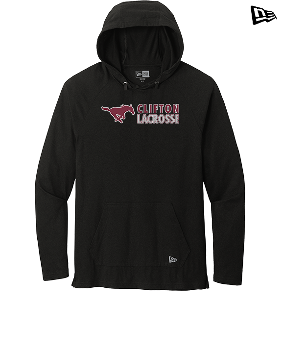 Clifton HS Lacrosse Basic - New Era Tri-Blend Hoodie