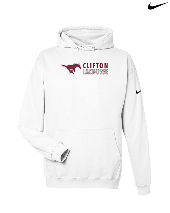 Clifton HS Lacrosse Basic - Nike Club Fleece Hoodie