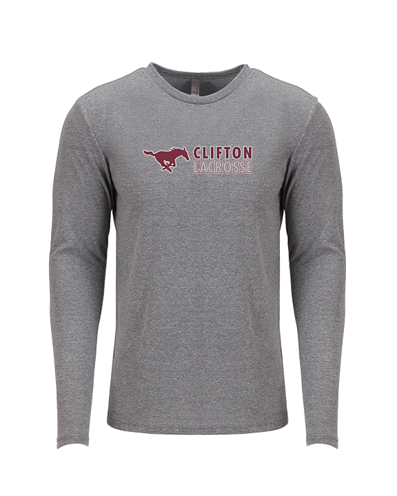Clifton HS Lacrosse Basic - Tri-Blend Long Sleeve