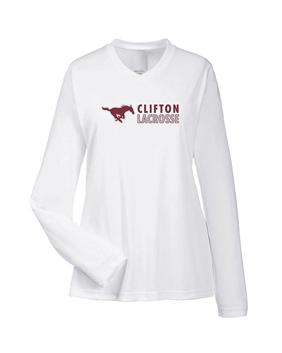 Clifton HS Lacrosse Basic - Womens Performance Longsleeve