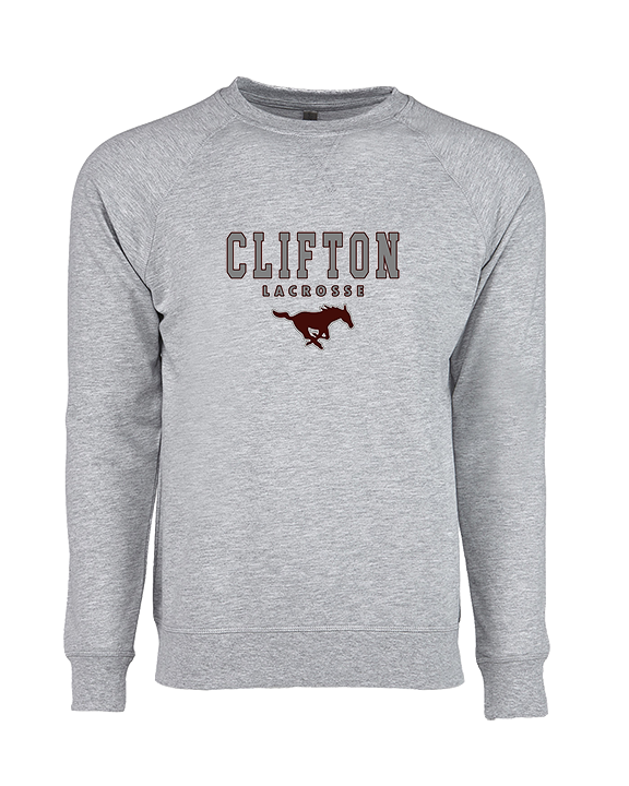 Clifton HS Lacrosse Block 2 - Crewneck Sweatshirt