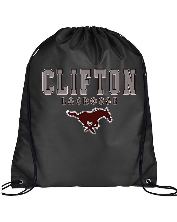 Clifton HS Lacrosse Block 2 - Drawstring Bag