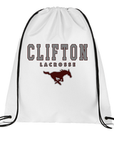 Clifton HS Lacrosse Block 2 - Drawstring Bag