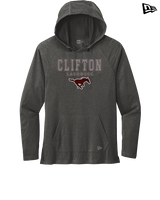 Clifton HS Lacrosse Block 2 - New Era Tri-Blend Hoodie