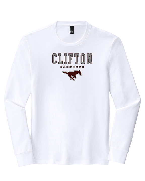 Clifton HS Lacrosse Block 2 - Tri-Blend Long Sleeve