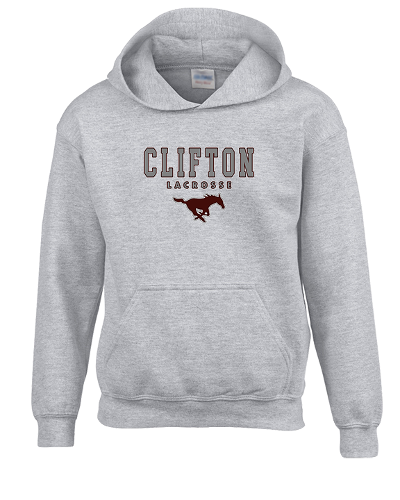 Clifton HS Lacrosse Block 2 - Youth Hoodie