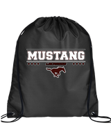 Clifton HS Lacrosse Border - Drawstring Bag