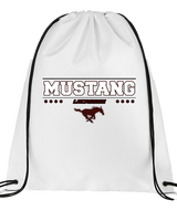 Clifton HS Lacrosse Border - Drawstring Bag