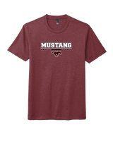 Clifton HS Lacrosse Border - Tri-Blend Shirt