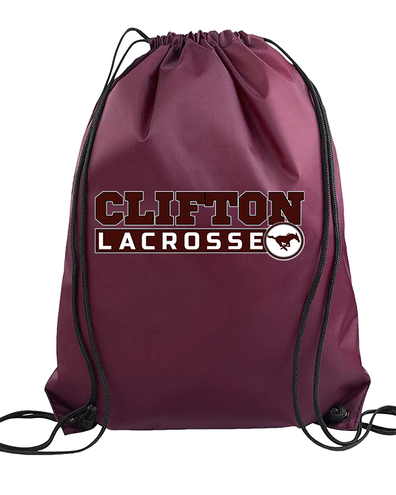 Clifton HS Lacrosse C1 - Drawstring Bag