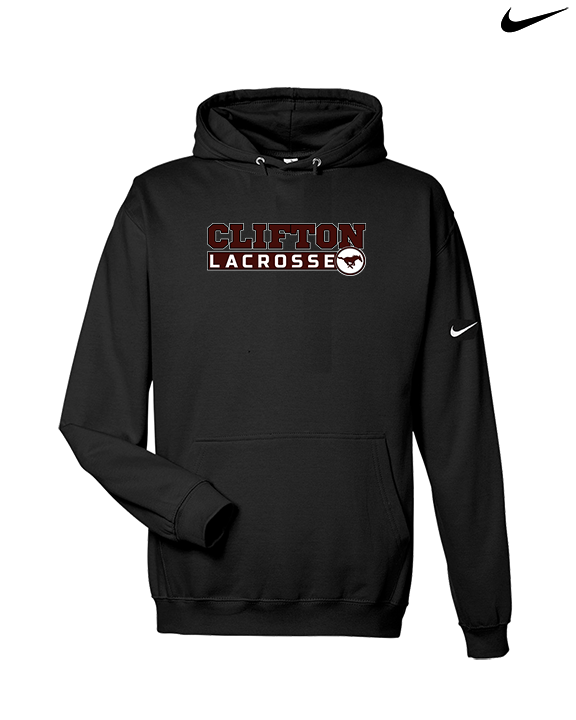 Clifton HS Lacrosse C1 - Nike Club Fleece Hoodie
