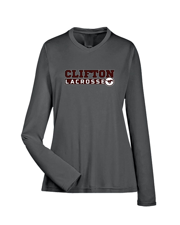 Clifton HS Lacrosse C1 - Womens Performance Longsleeve