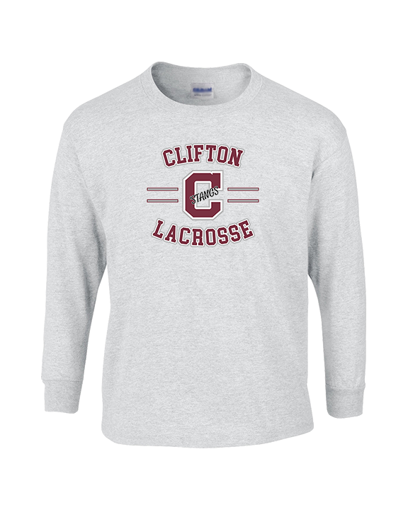 Clifton HS Lacrosse Curve - Cotton Longsleeve