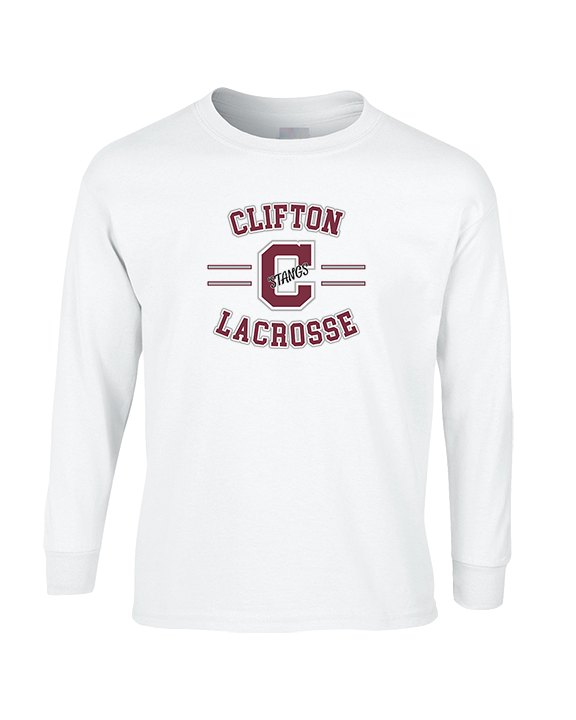 Clifton HS Lacrosse Curve - Cotton Longsleeve