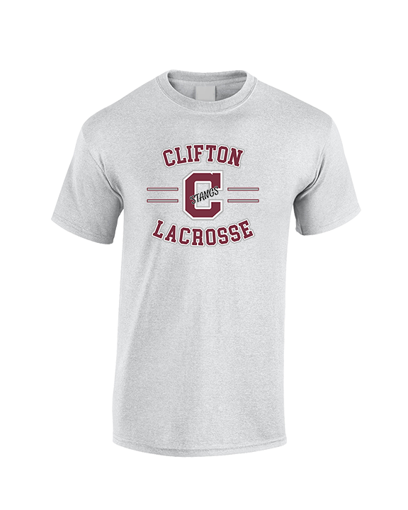 Clifton HS Lacrosse Curve - Cotton T-Shirt