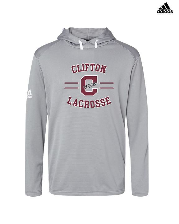 Clifton HS Lacrosse Curve - Mens Adidas Hoodie