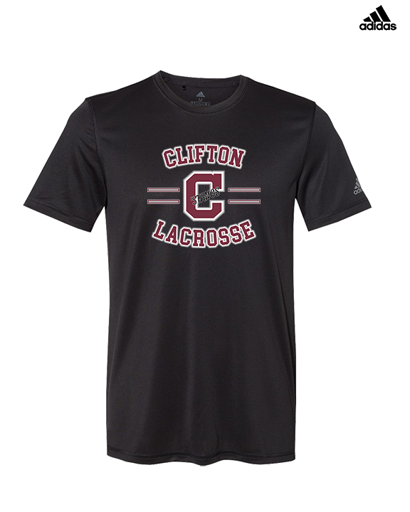 Clifton HS Lacrosse Curve - Mens Adidas Performance Shirt