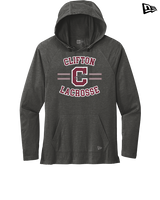 Clifton HS Lacrosse Curve - New Era Tri-Blend Hoodie