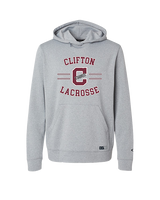 Clifton HS Lacrosse Curve - Oakley Performance Hoodie