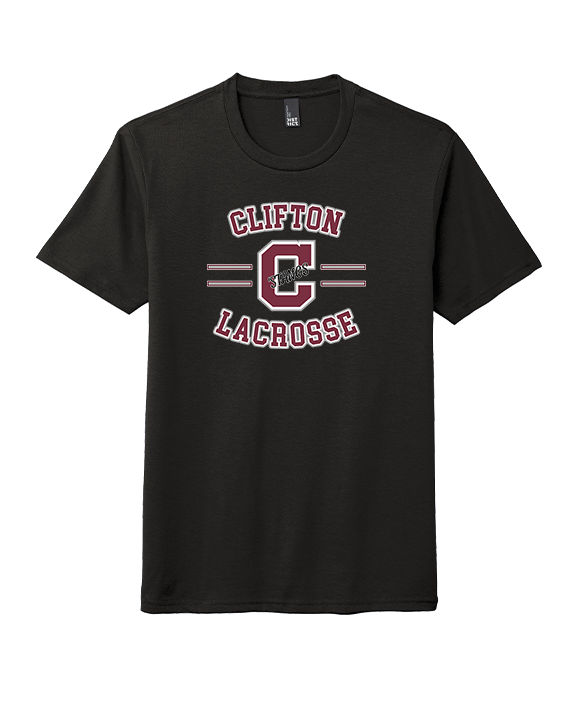 Clifton HS Lacrosse Curve - Tri-Blend Shirt