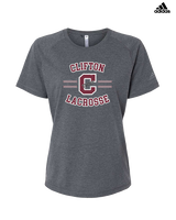 Clifton HS Lacrosse Curve - Womens Adidas Performance Shirt