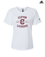 Clifton HS Lacrosse Curve - Womens Adidas Performance Shirt