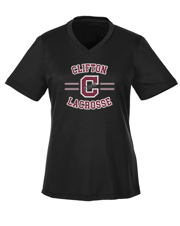 Clifton HS Lacrosse Curve - Womens Performance Shirt