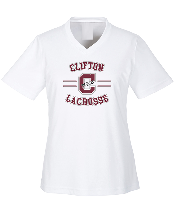 Clifton HS Lacrosse Curve - Womens Performance Shirt