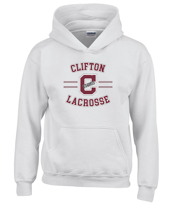 Clifton HS Lacrosse Curve - Youth Hoodie