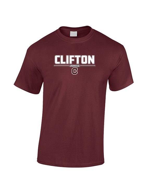 Clifton HS Lacrosse Keen - Cotton T-Shirt