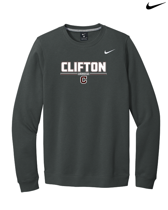 Clifton HS Lacrosse Keen - Mens Nike Crewneck