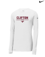 Clifton HS Lacrosse Keen - Mens Nike Longsleeve